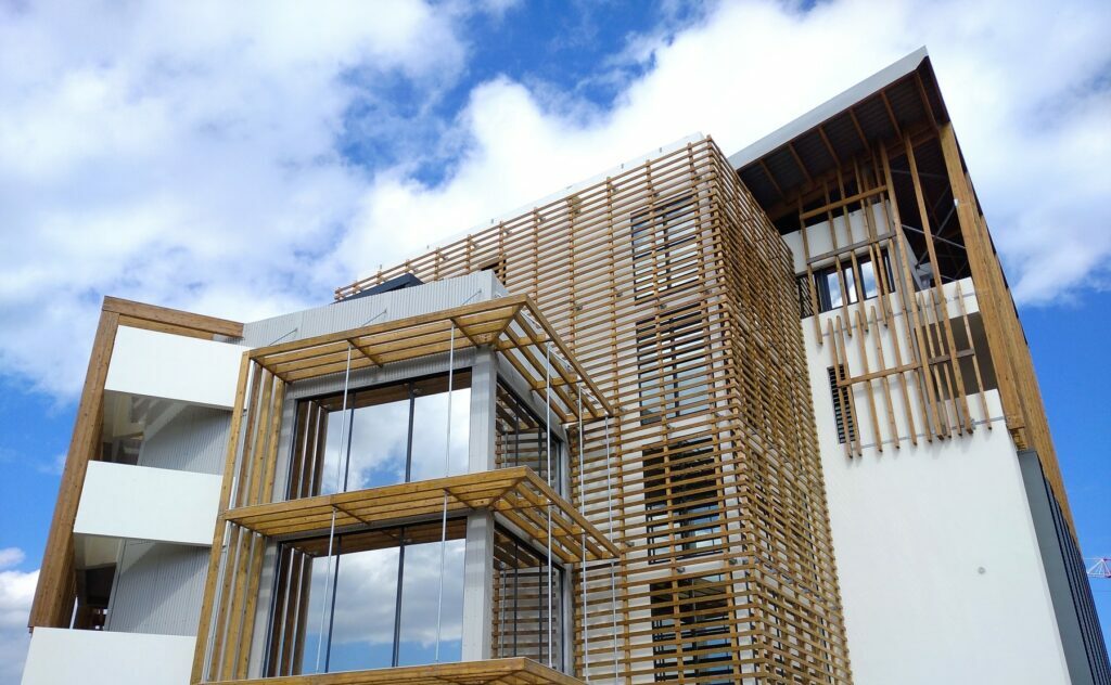 Immeuble Carambole en contre-plongée