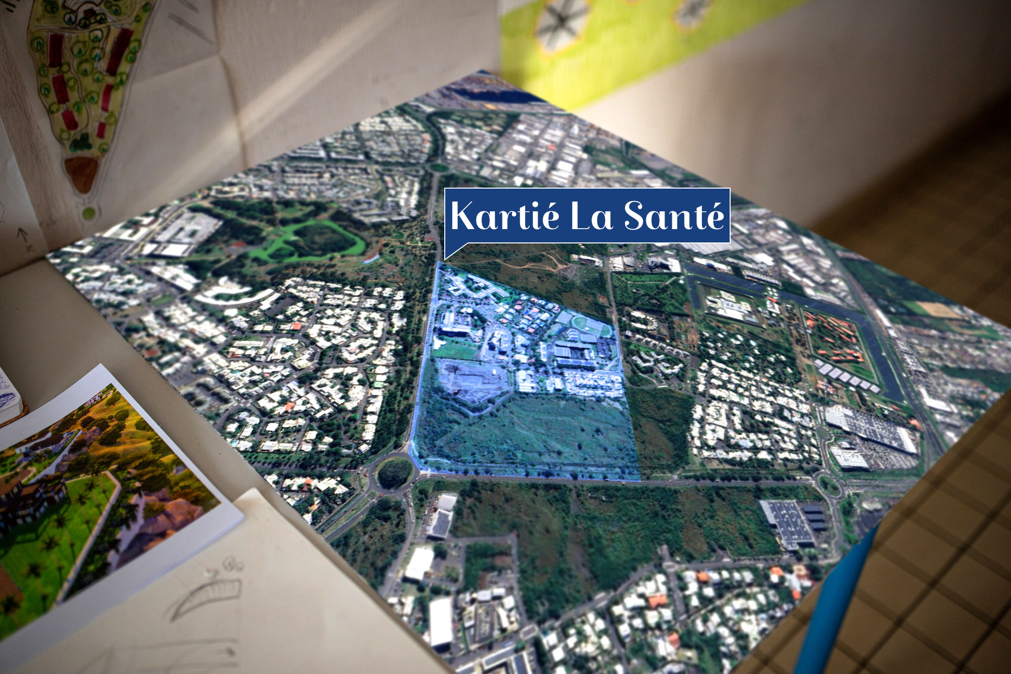 Maquette Kartié La Sante